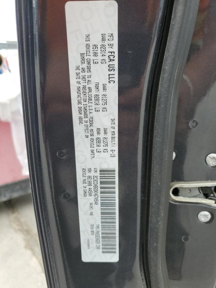 DODGE  CHARGER SX CHARGER SX, 2019