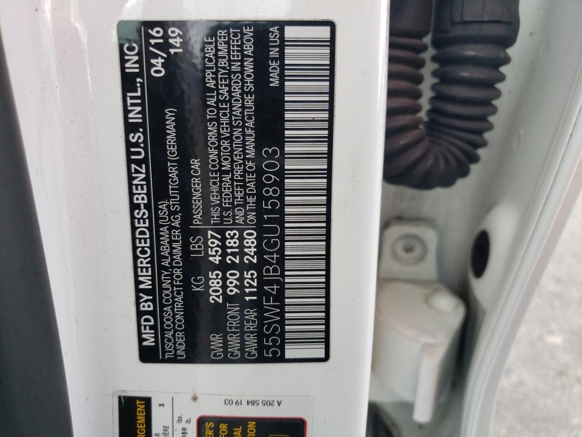 MERCEDES-BENZ  C 300 C 300, 2016