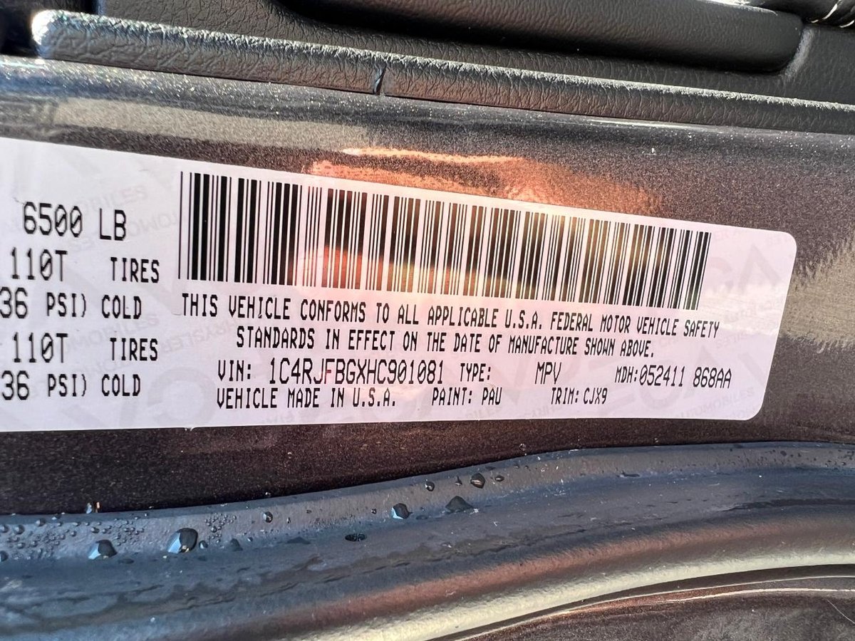 JEEP GRAND CHER GRAND CHER, 2017