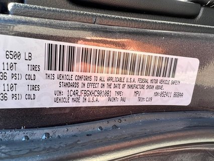 JEEP GRAND CHER GRAND CHER, 2017