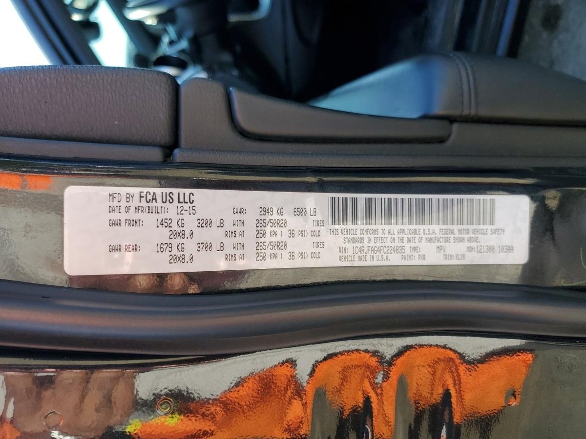 JEEP GRAND CHER GRAND CHER, 2015