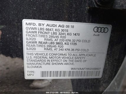 AUDI Q7 Prestige, 2019