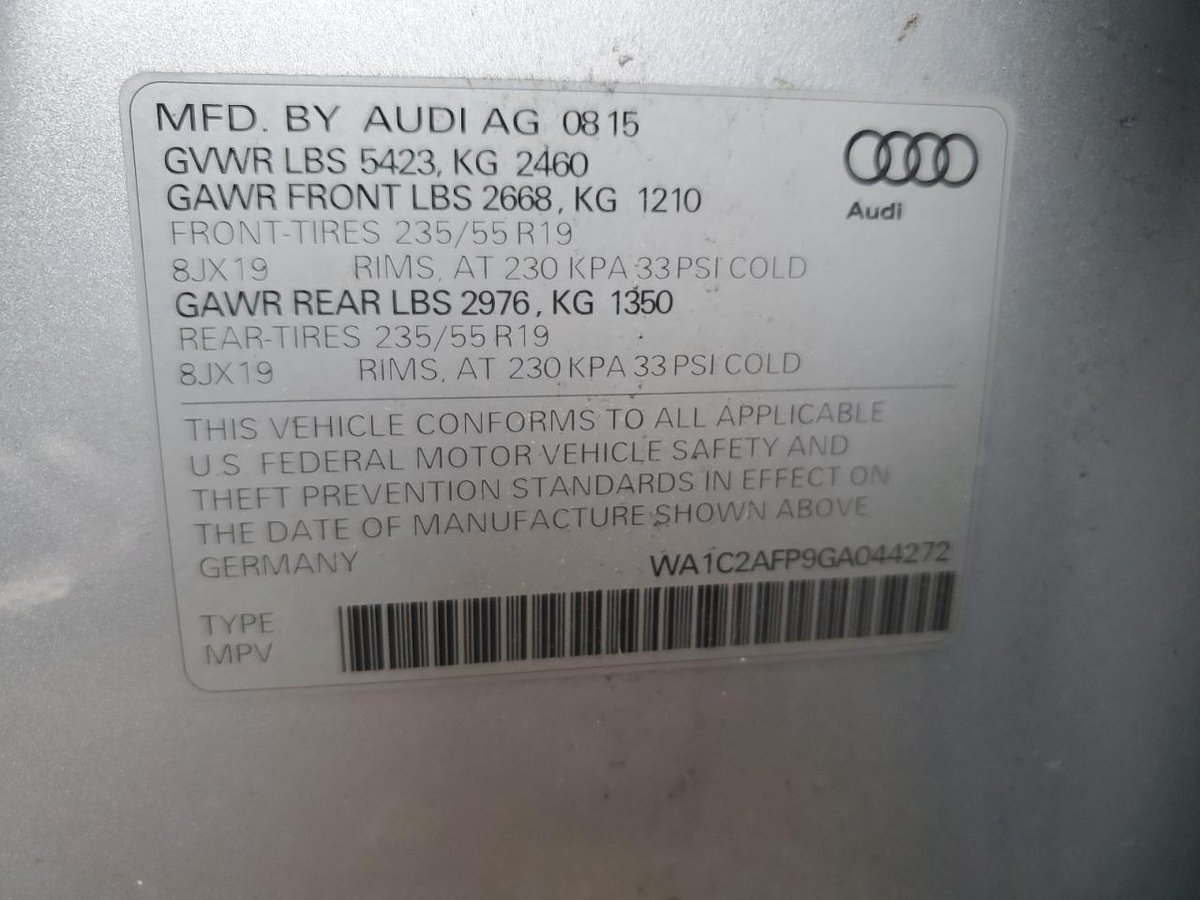 AUDI Q5 PREMIUM Q5 PREMIUM, 2016