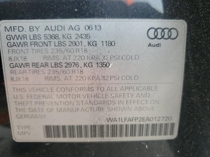 AUDI Q5 PREMIUM Q5 PREMIUM, 2014