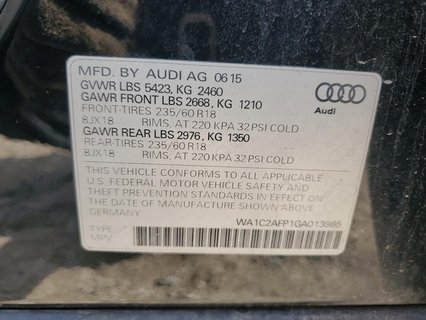 AUDI Q5 PREMIUM Q5 PREMIUM, 2016