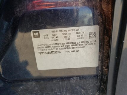 CHEVROLET CRUZE LTZ CRUZE LTZ, 2015